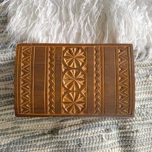 LAST CALL / Hand Carved Jewelry Box